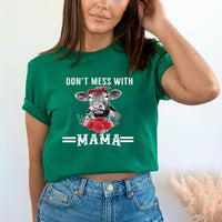 Don't Mess with Mama - Birthday Shirt - Bliss Birthday Shirts - Small - Kelly