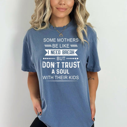 Don't Trust a Soul - Birthday Shirt - Bliss Birthday Shirts - Small - Steel Blue