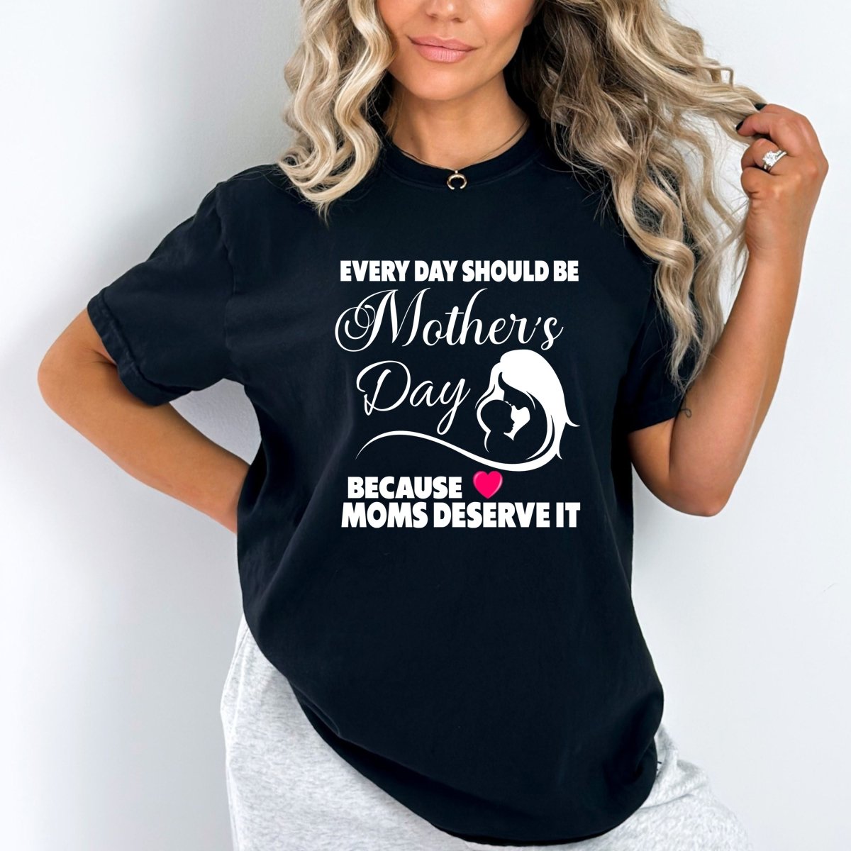 Every Day Should Be Mother's Day - Birthday Shirt - Bliss Birthday Shirts - Small - Black