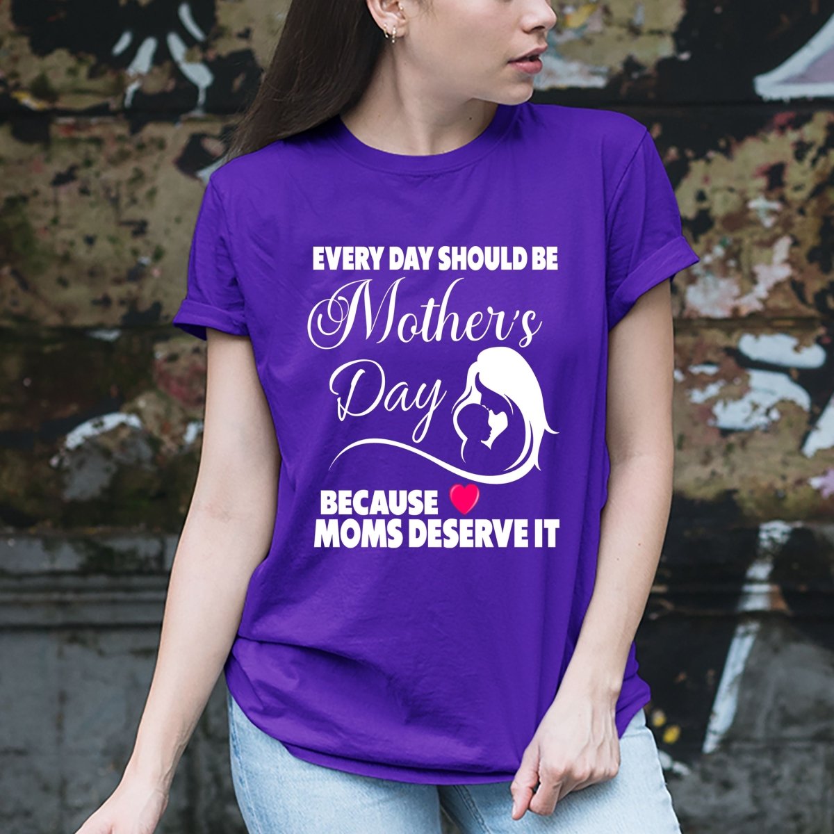 Every Day Should Be Mother's Day - Birthday Shirt - Bliss Birthday Shirts - Small - Purple