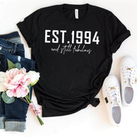 Fabulous Since 1994 – Celebrating with the Perfect 30th Shirt - Bliss Birthday Shirts - Black - S