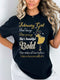 February Girl - She Slays She Prays Birthday Shirt - Bliss Birthday Shirts - Small - Black