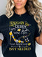 February Queen - I Am Who I Am Birthday Shirt - Bliss Birthday Shirts - Small - Black with yellow design