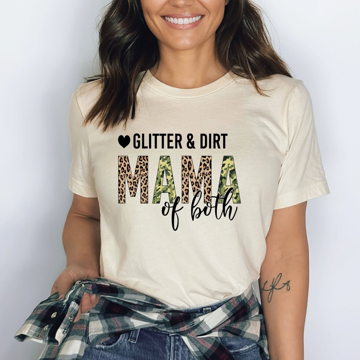 Glitter and Dirt - Birthday Shirt - Bliss Birthday Shirts - Small - Natural