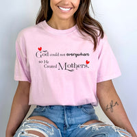 God Could Not Be Everywhere - Birthday Shirt - Bliss Birthday Shirts - Small - Pink