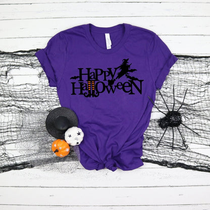 Happy Halloween Shirts - Hocus Pocus Shirts - Bliss Birthday Shirts - S - Purple