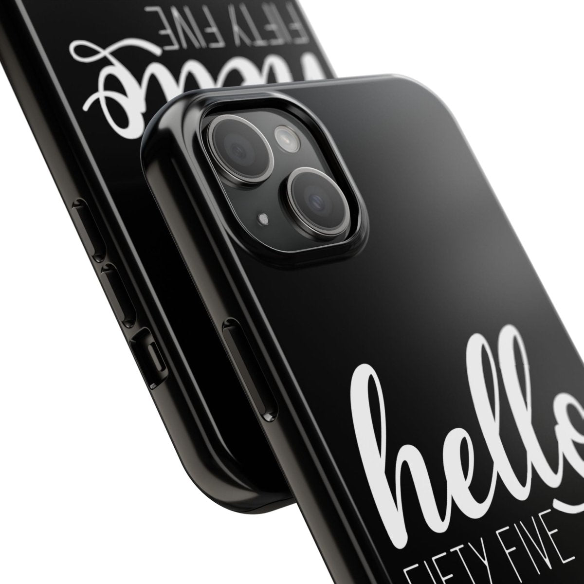 Hello Fifty Five Phone Case - Bliss Birthday Shirts - iPhone 15 Plus - 