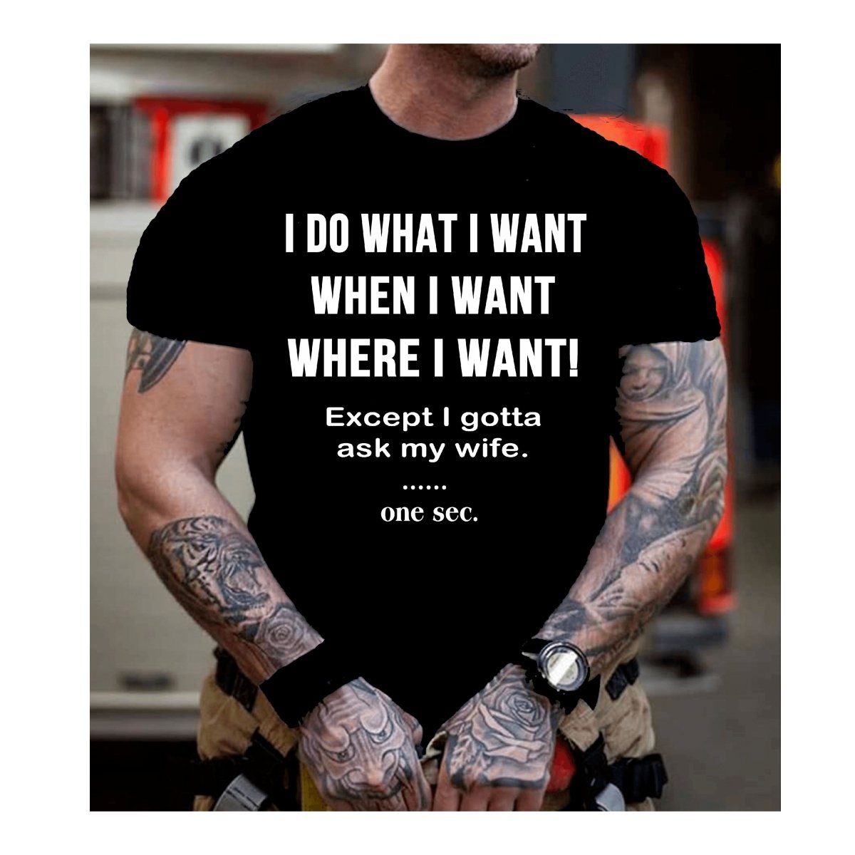 I Do What I Want, When I Want, Where I Want! - Men's Birthday Shirt - Bliss Birthday Shirts - Small - Black