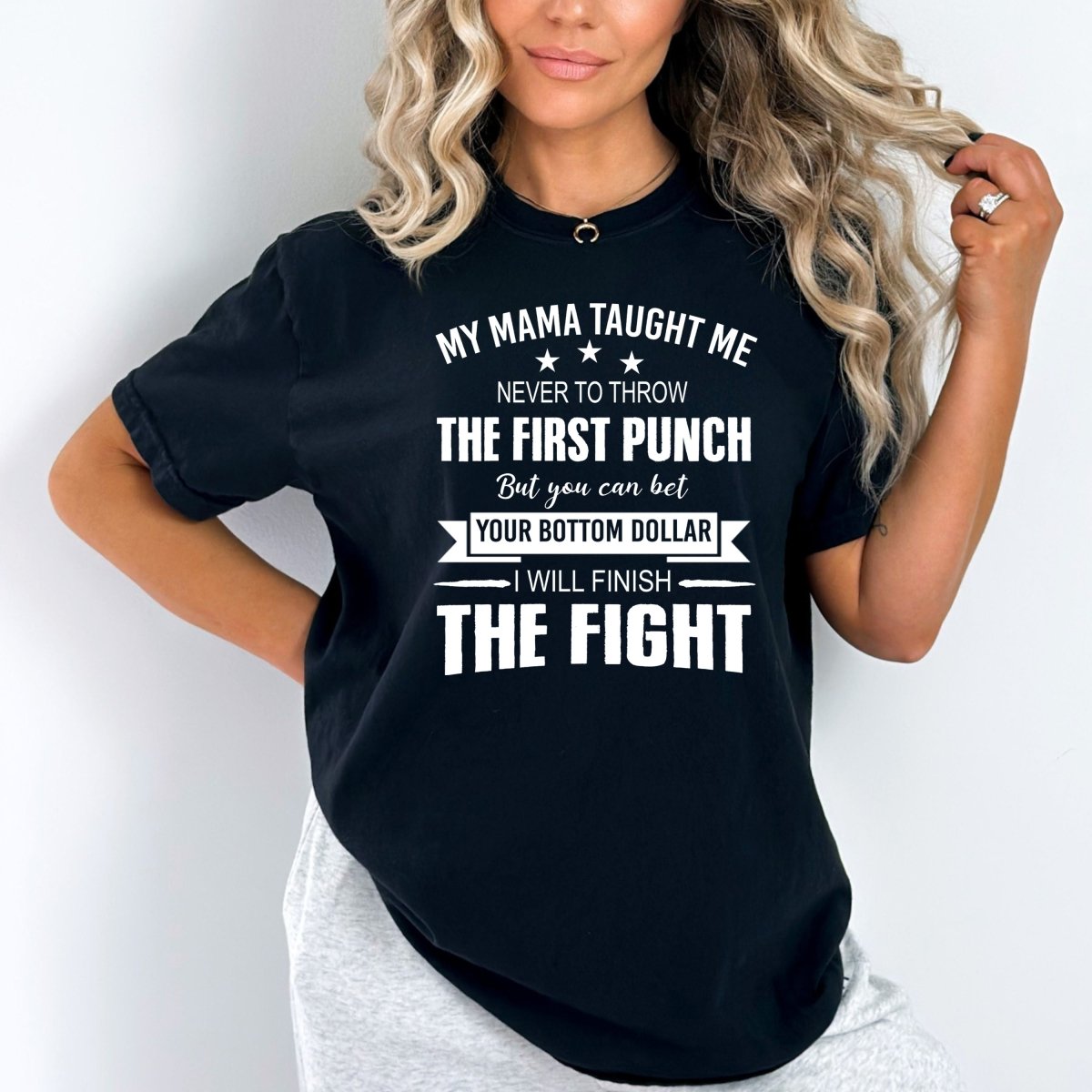 I Will Finish the Fight - Birthday Shirt - Bliss Birthday Shirts - Small - Black