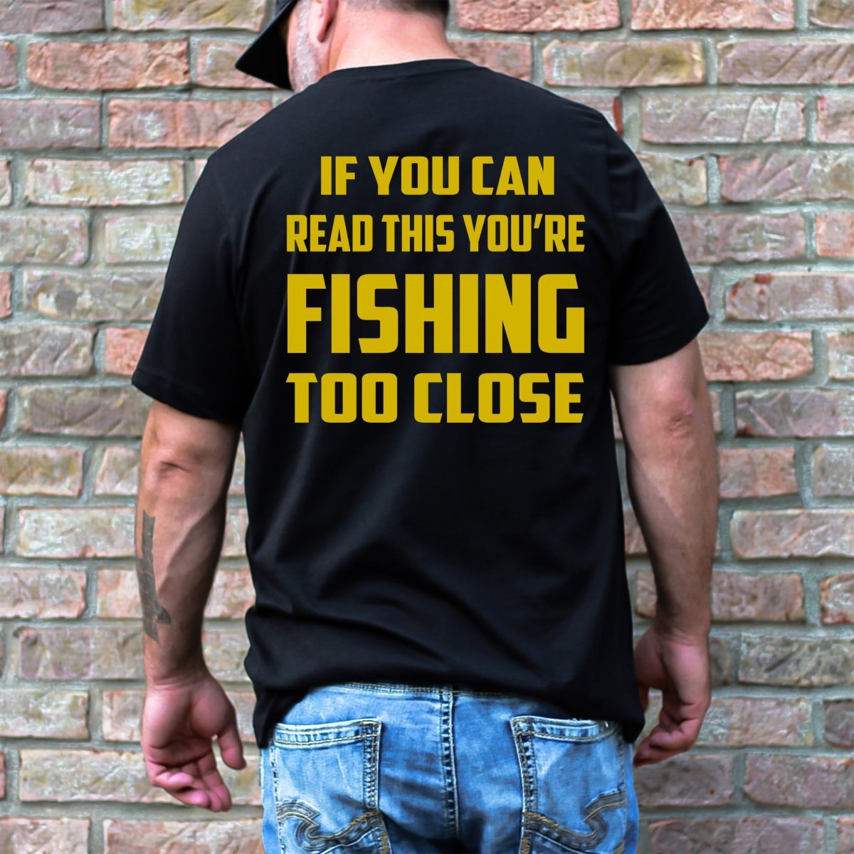 If You Can Read This - Men's Birthday Shirt - Bliss Birthday Shirts - Small - Black With Back