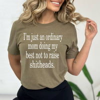 I'm Just an Ordinary Mom - Birthday Shirt - Bliss Birthday Shirts - Small - Olive