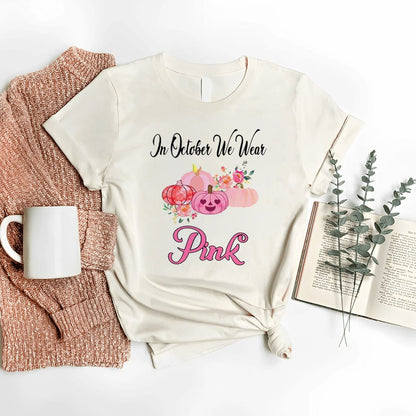 In October We Wear Pink - Birthday Shirt - Bliss Birthday Shirts - Nature - Small