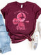 In October We Wear Pink Ghost Shirt – Fun Halloween Tee - Bliss Birthday Shirts - Maroon - S