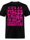 It's a Pisces Thing You Wouldn't Understand Birthday Shirt - Custom T - Shirt - Bliss Birthday Shirts - Black - S