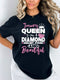 January Queen - Like a Diamond Resilient Strong Beautiful Birthday Shirt - Bliss Birthday Shirts - Small - Black