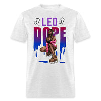 Leo Dope Birthday Shirt - Custom Unisex T - Shirt - Bliss Birthday Shirts - Ice Grey - S