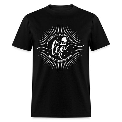 Leo Zodiac Unisex Shirt - Custom T - Shirt - Bliss Birthday Shirts - Black - S