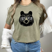 Mama Bear - Birthday Shirt - Bliss Birthday Shirts - Small - Olive