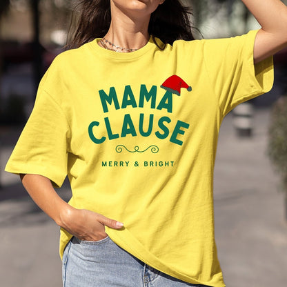 Mama Claus - Birthday Shirt - Bliss Birthday Shirts - Small - Maize Yellow