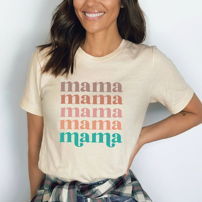 Mama, Mama - Birthday Shirt - Bliss Birthday Shirts - Small - Natural