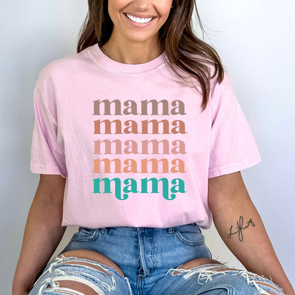 Mama, Mama - Birthday Shirt - Bliss Birthday Shirts - Small - Pink