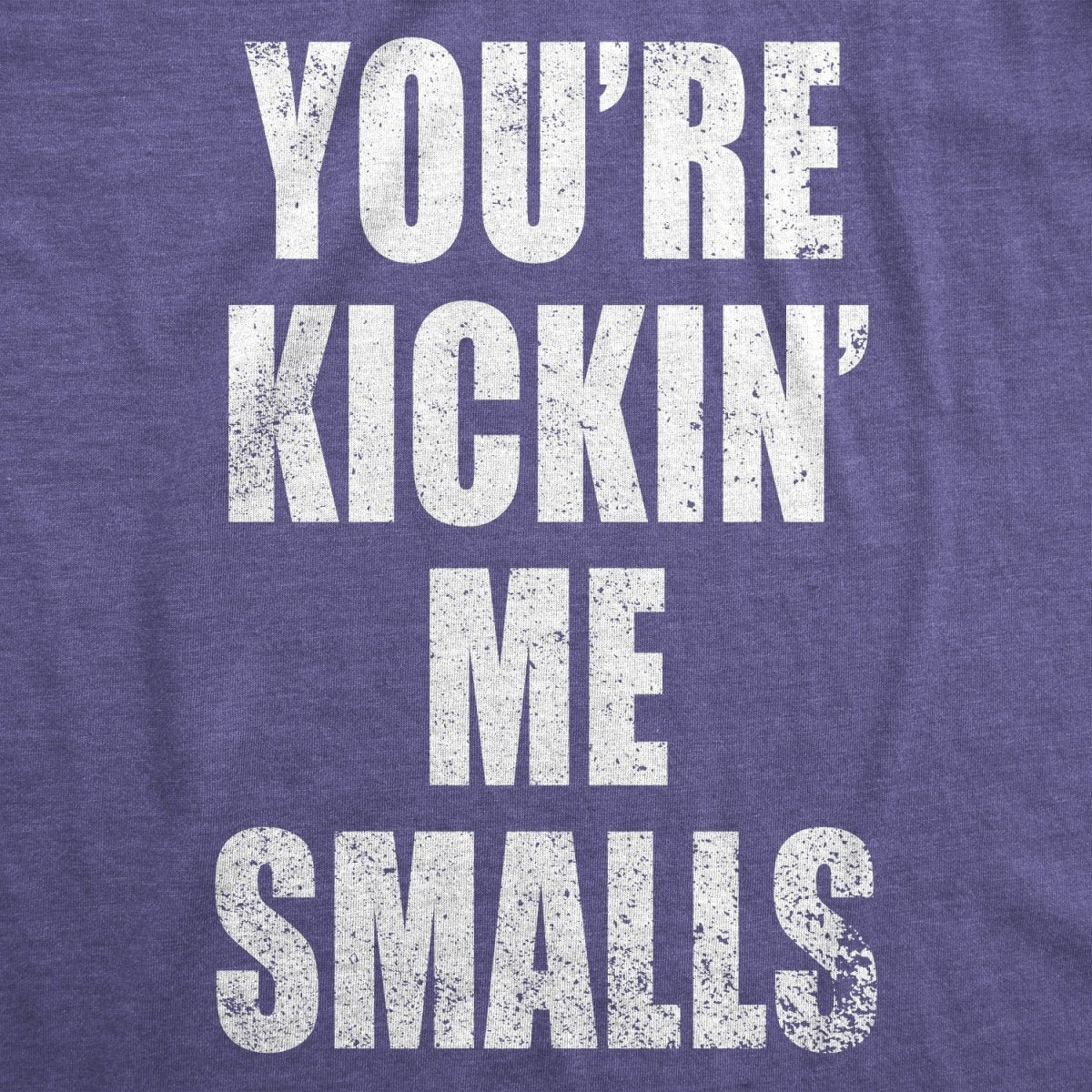 Maternity T Shirt - Kickin Me Smalls Womens Tee - Bliss Birthday Shirts - S - Heather Purple