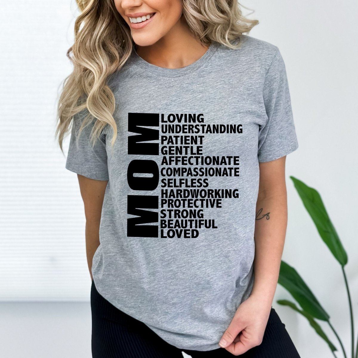 Mom Loving - Birthday Shirt - Bliss Birthday Shirts - Small - Grey