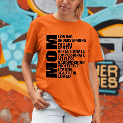 Mom Loving - Birthday Shirt - Bliss Birthday Shirts - Small - Orange