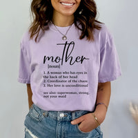 Mother Noun - Birthday Shirt - Bliss Birthday Shirts - Small - Lilac