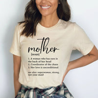 Mother Noun - Birthday Shirt - Bliss Birthday Shirts - Small - Natural