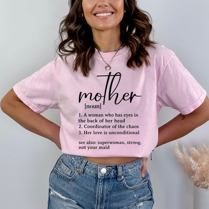 Mother Noun - Birthday Shirt - Bliss Birthday Shirts - Small - Pink