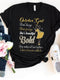 October Girl - She Slays She Prays Birthday Shirt - Bliss Birthday Shirts - Small - Black