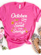 October Girls - Sorta Sweet Sorta Savage Birthday Shirt - Bliss Birthday Shirts - Small - Pink