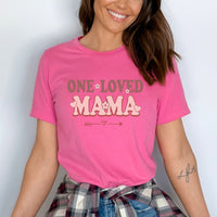 One Loved Mama - Birthday Shirt - Bliss Birthday Shirts - Small - Pink