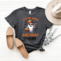 Sassy 60th Birthday Shirt – Celebrate Your Big Day with Style - Bliss Birthday Shirts - Heather Dark Grey - S