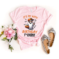 Sassy 60th Birthday Shirt – Celebrate Your Big Day with Style - Bliss Birthday Shirts - Light Pink - S