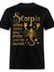 Scorpio Unisex Birthday Shirt - Custom Zodiac T - Shirt - Bliss Birthday Shirts - Black - S