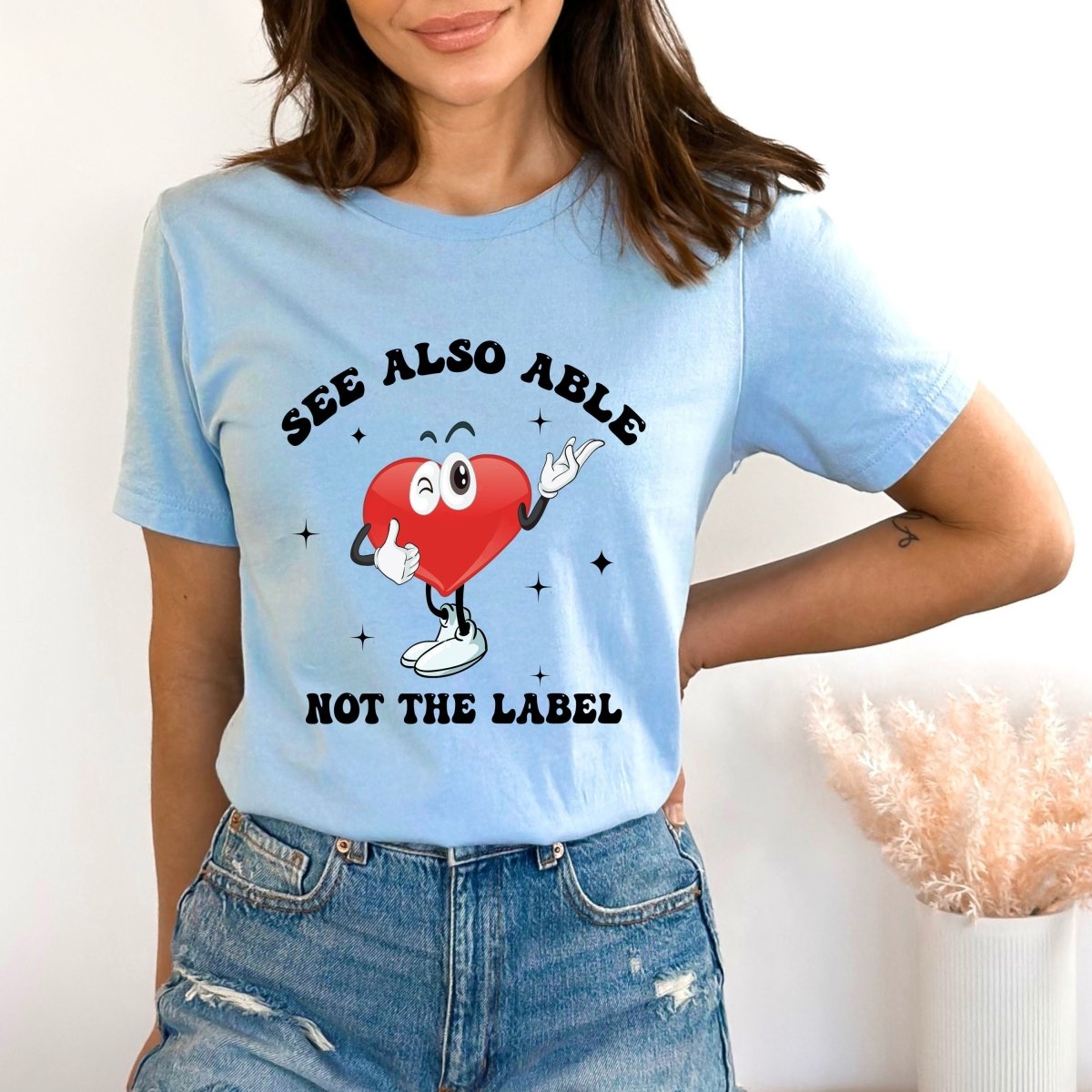 See Also Able, Not the Label - Birthday Shirt - Bliss Birthday Shirts - Small - Baby Blue