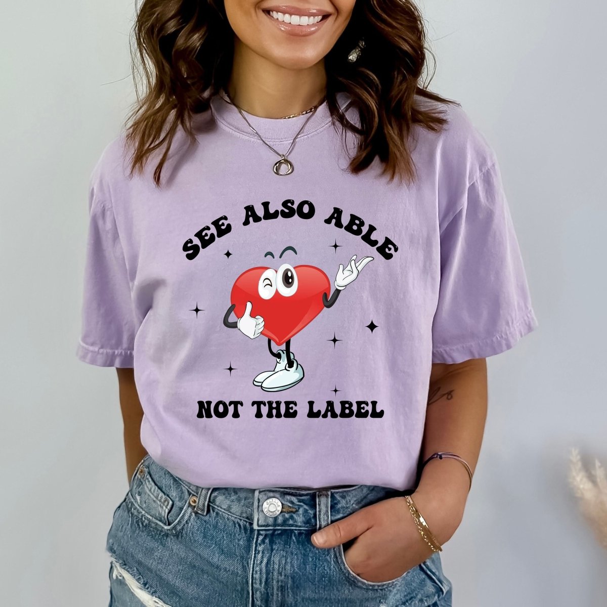 See Also Able, Not the Label - Birthday Shirt - Bliss Birthday Shirts - Small - Lilac