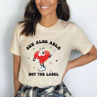 See Also Able, Not the Label - Birthday Shirt - Bliss Birthday Shirts - Small - Natural