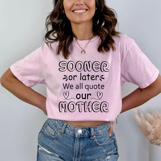 Sooner or Later - Birthday Shirt - Bliss Birthday Shirts - Small - Pink