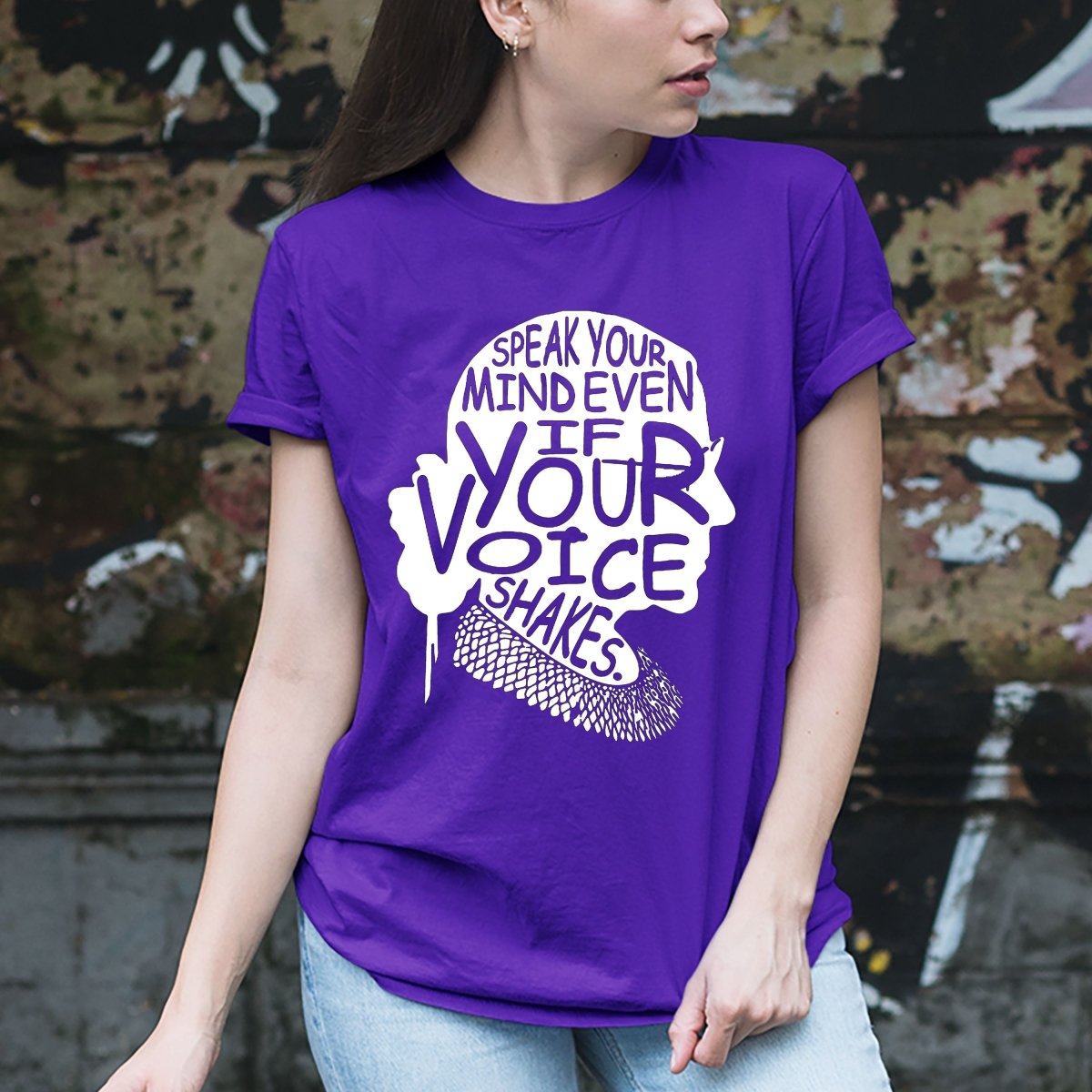 Speak Your Mind - Custom Birthday Shirt - Bliss Birthday Shirts - Small - Purple