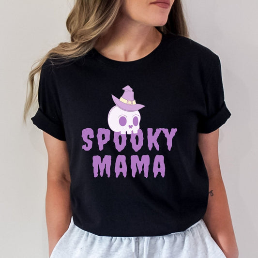 Spooky Mama - Birthday Shirt - Bliss Birthday Shirts - Small - Black