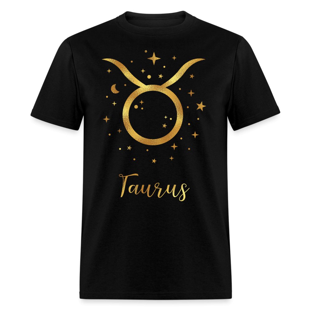 Taurus Unisex Birthday Shirt - Custom T - Shirt - Bliss Birthday Shirts - Black - S