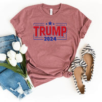 Trump 2024 Shirt – Stand for America's Future - Bliss Birthday Shirts - Heather Mauve - S