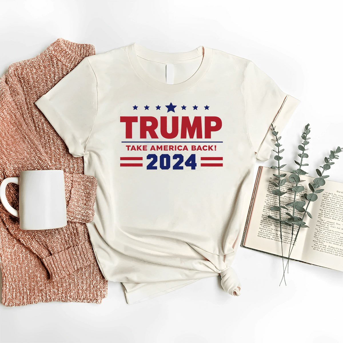 Trump Take America Back 2024 – Patriotic Campaign Shirt - Bliss Birthday Shirts - Nature - S