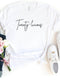 Twenty - licious Birthday Shirt - Trendy 20th Birthday - Bliss Birthday Shirts - S - White