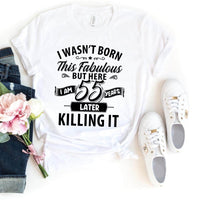 Unique 55th Birthday Shirts for a Milestone Celebration - Bliss Birthday Shirts - White - S