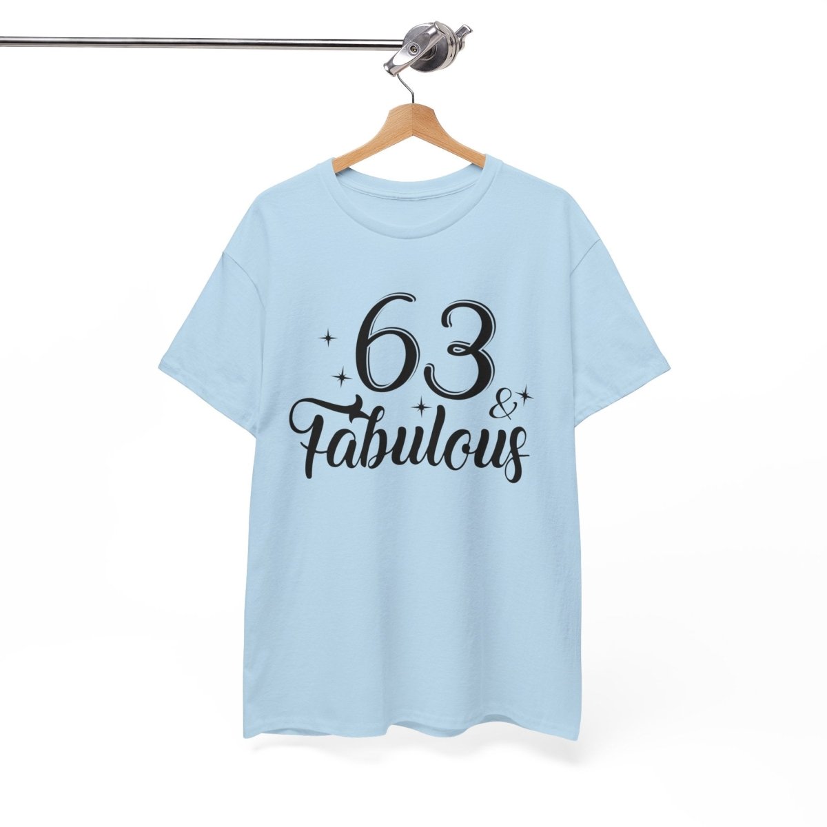 Unique 63 & Fabulous Custom Birthday Tee - Bliss Birthday Shirts - Sport Grey - S