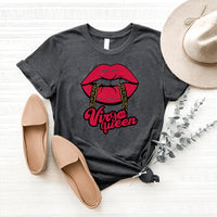 Virgo Queen Shirt - Custom Birthday T-Shirt - Bliss Birthday Shirts - Heather Dark Grey - S